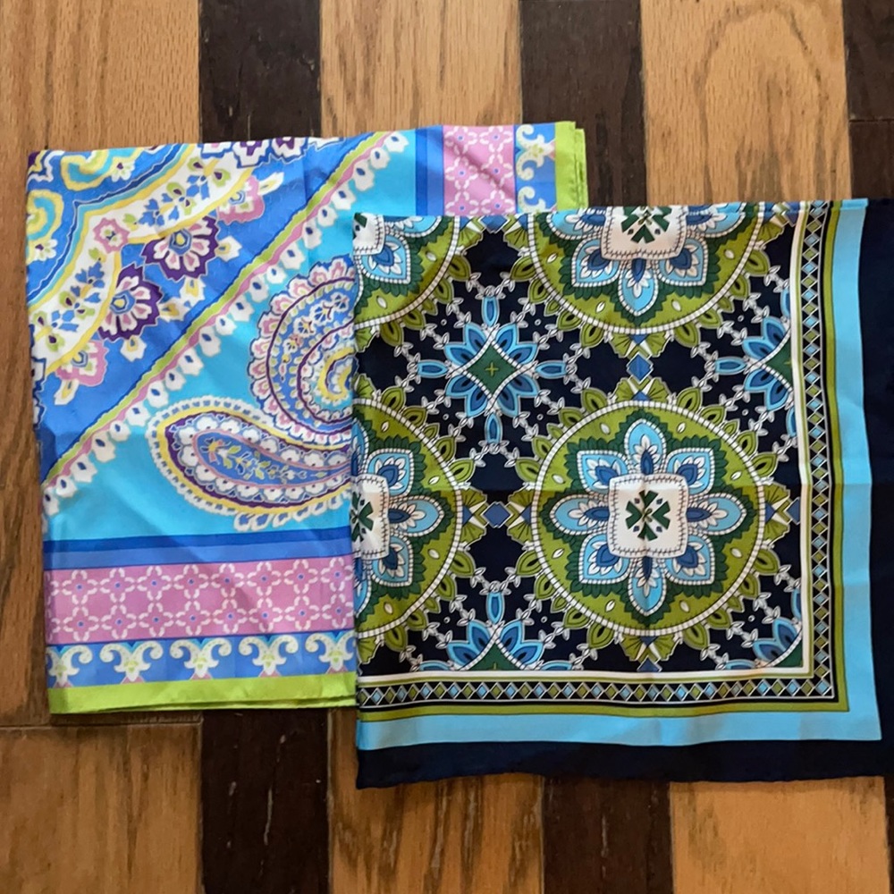 Bets bradley paisley silk scarves